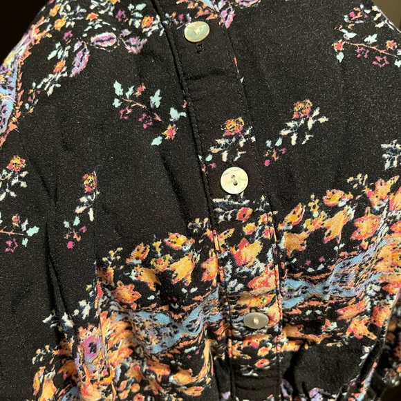 3/$10 ☀️ Printed Black Summer Dress - Picture 4 of 5